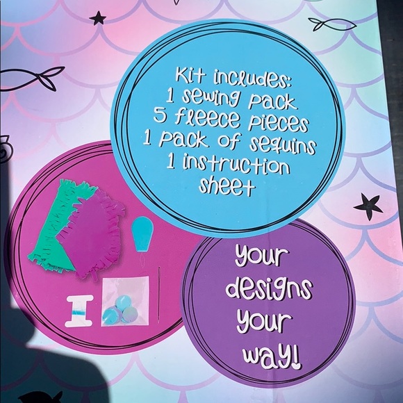 Make your own mermaid blanket kit - Picture 5 of 8